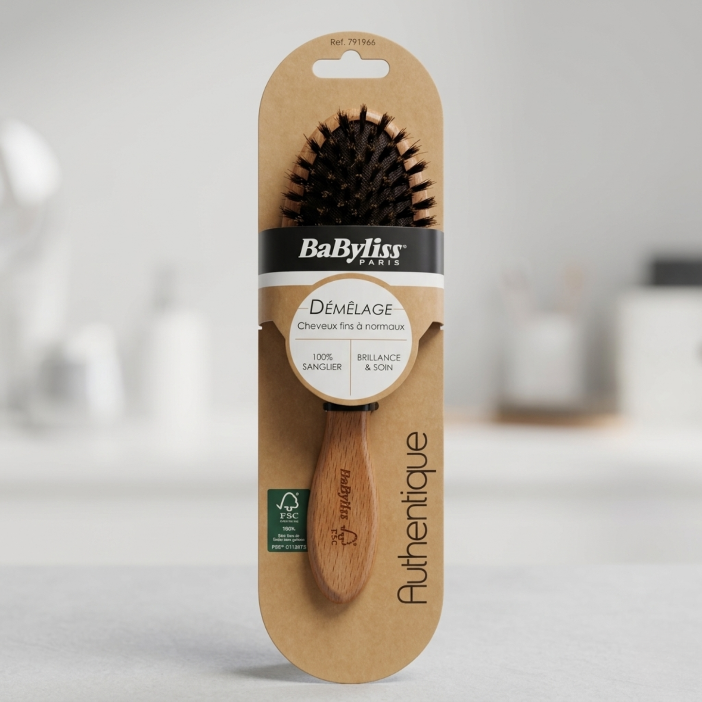 Brosse BaByliss 100% sanglier