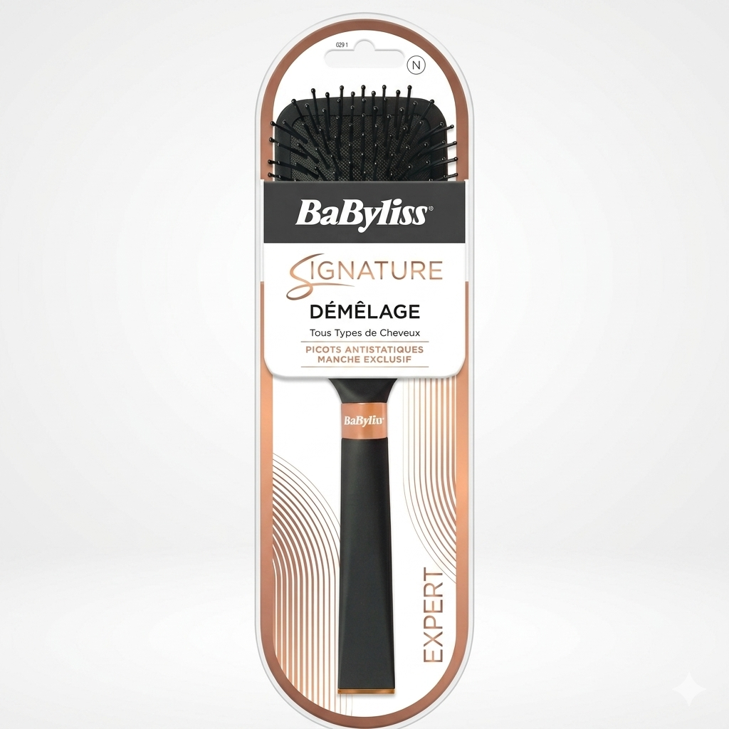 La brosse démêlante BaByliss Signature allie design premium et performance au quotidien.