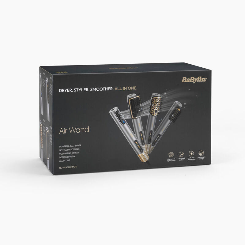 BaByliss Air Wand Édition Limitée packaging en gros plan, boîte produit officielle — disponible en Suisse