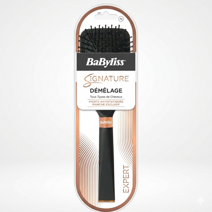 La brosse démêlante BaByliss Signature allie design premium et performance au quotidien.