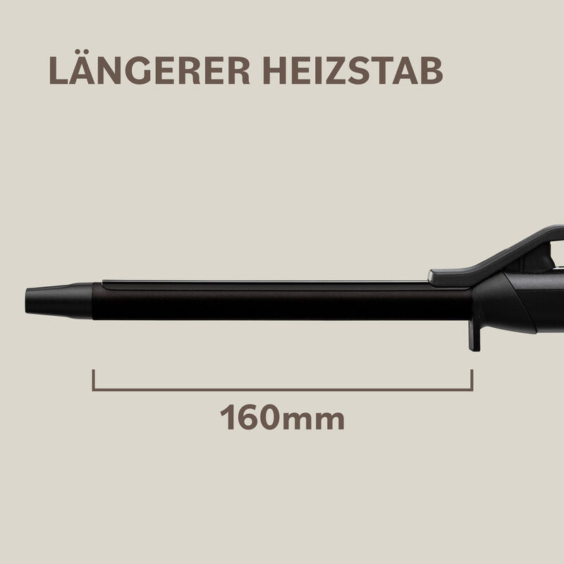 Fer à boucler BaBylissPRO 16 mm vue rapprochée premium, parfait pour des boucles longue tenue sur tous types de cheveux