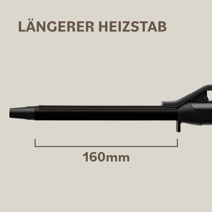 Fer à boucler BaBylissPRO 16 mm vue rapprochée premium, parfait pour des boucles longue tenue sur tous types de cheveux