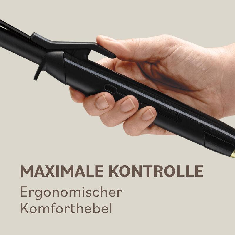 BaBylissPRO fer à boucler 16 mm zoom sur le cylindre fin, idéal pour des boucles définies et structurées