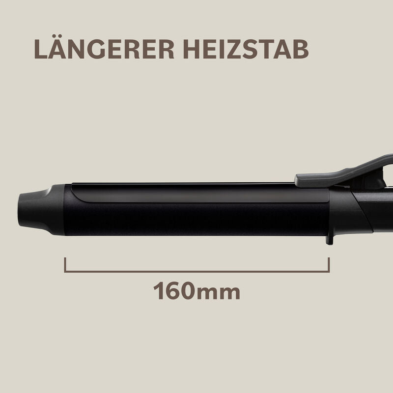 Fer à boucler BaBylissPRO 32 mm vue rapprochée premium, parfait pour un résultat professionnel brillant et longue tenue