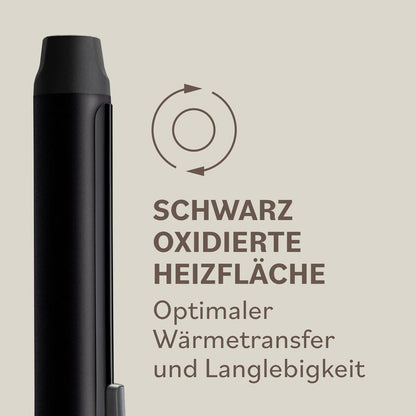 Fer à boucler BaBylissPRO 38 mm vue rapprochée premium, parfait pour un rendu souple, brillant et longue tenue