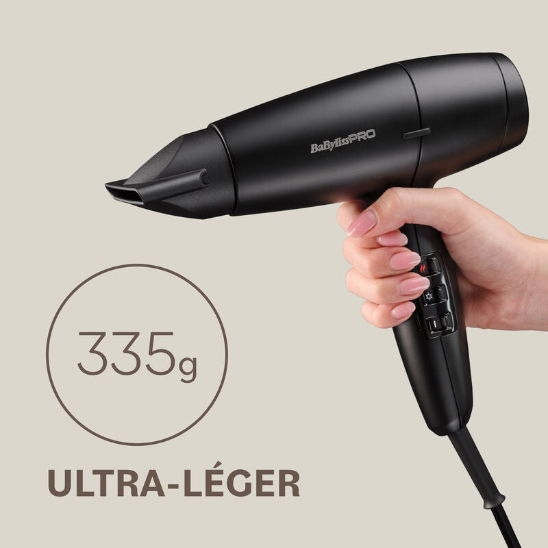 BaBylissPRO Lupia Sèche-cheveux professionnel avec moteur digital haute vitesse