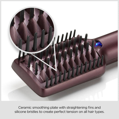 Air Power Smooth de BaByliss avec revêtement céramique pour un coiffage doux et un lissage uniforme.