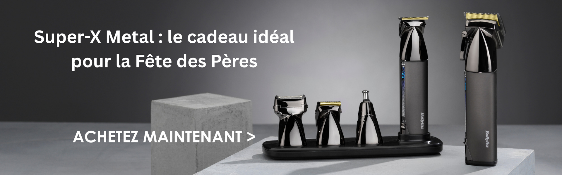 Coffret grooming BaByliss Super-X Metal pour la Fête des Pères
