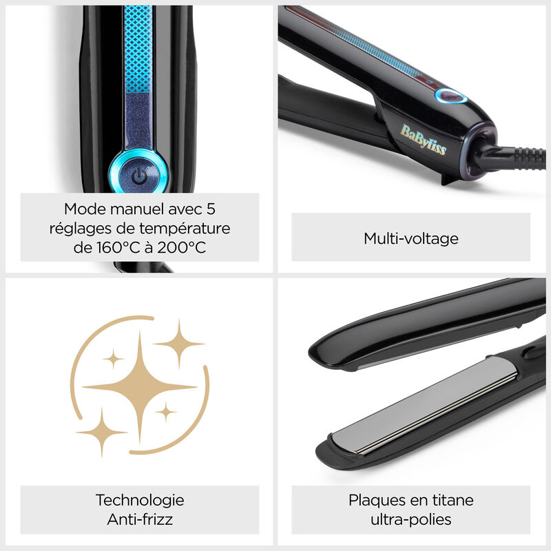 Lisseur intelligent Sensor Protect Styler pour un soin avancé 25mm