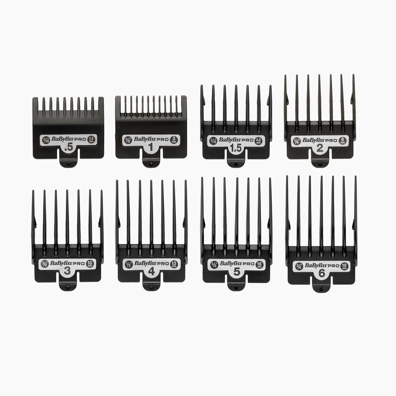 8 guides de coupe : 1,5 à 19 mm