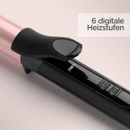 Lockenstab Rosenquarz 25 mm