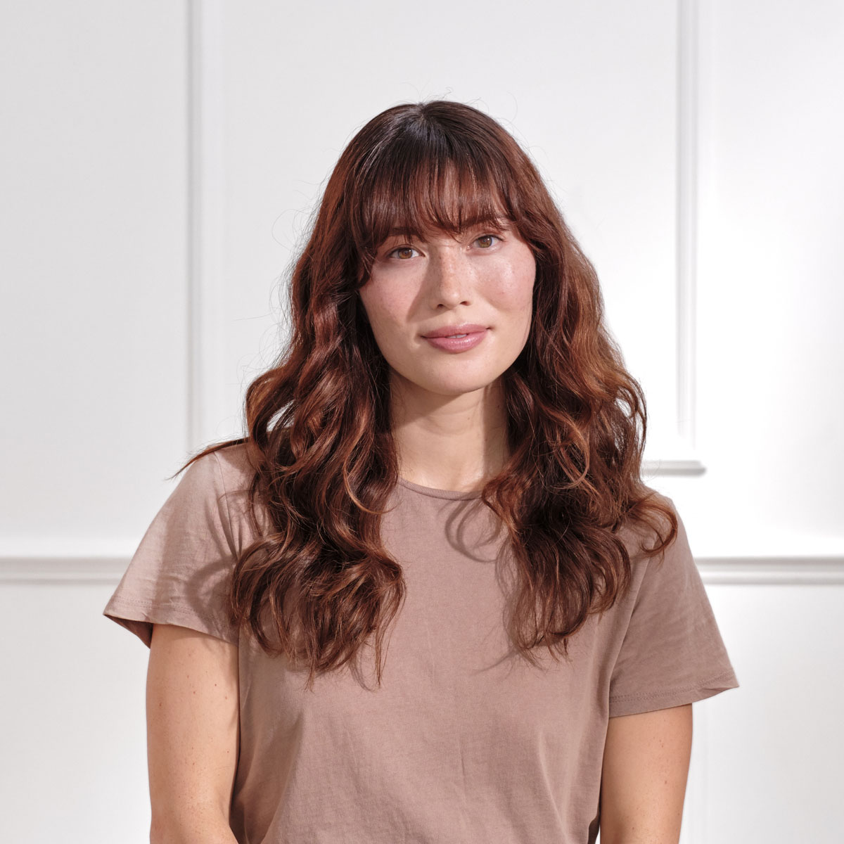 Curlingstab Roségold Konisch