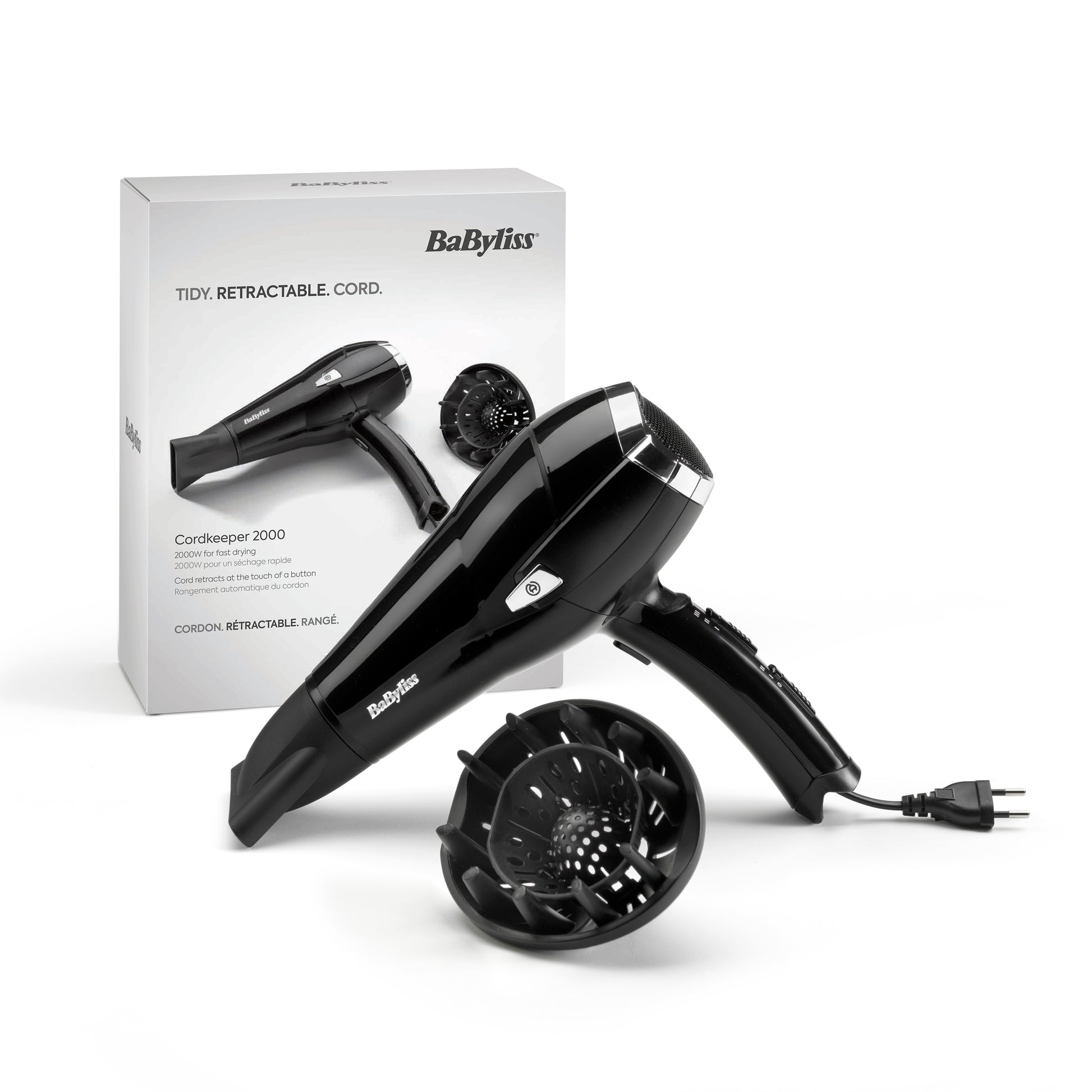 Sèche-Cheveux Retracord System 2000 W