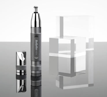 Tondeuse BaByliss Super-X Metal vue latérale détaillée, têtes interchangeables pour une coupe précise et douce