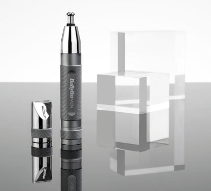 Tondeuse BaByliss Super-X Metal vue latérale détaillée, têtes interchangeables pour une coupe précise et douce