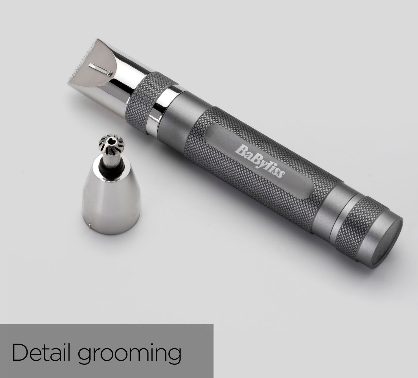 BaByliss Super-X Metal zoom sur la tête de coupe biseautée, idéale pour nez, oreilles et sourcils