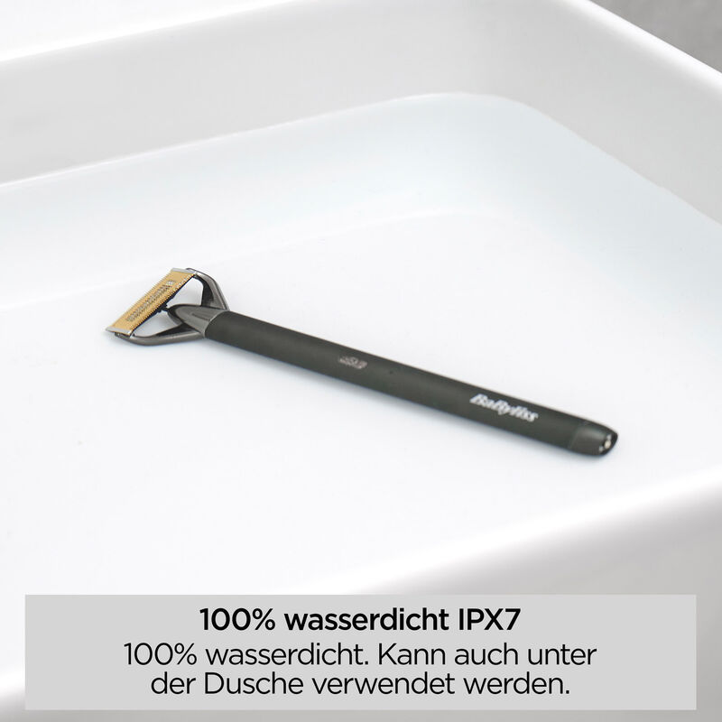 Bartschneider und Rasierer X-Blade schwarz-verchromt