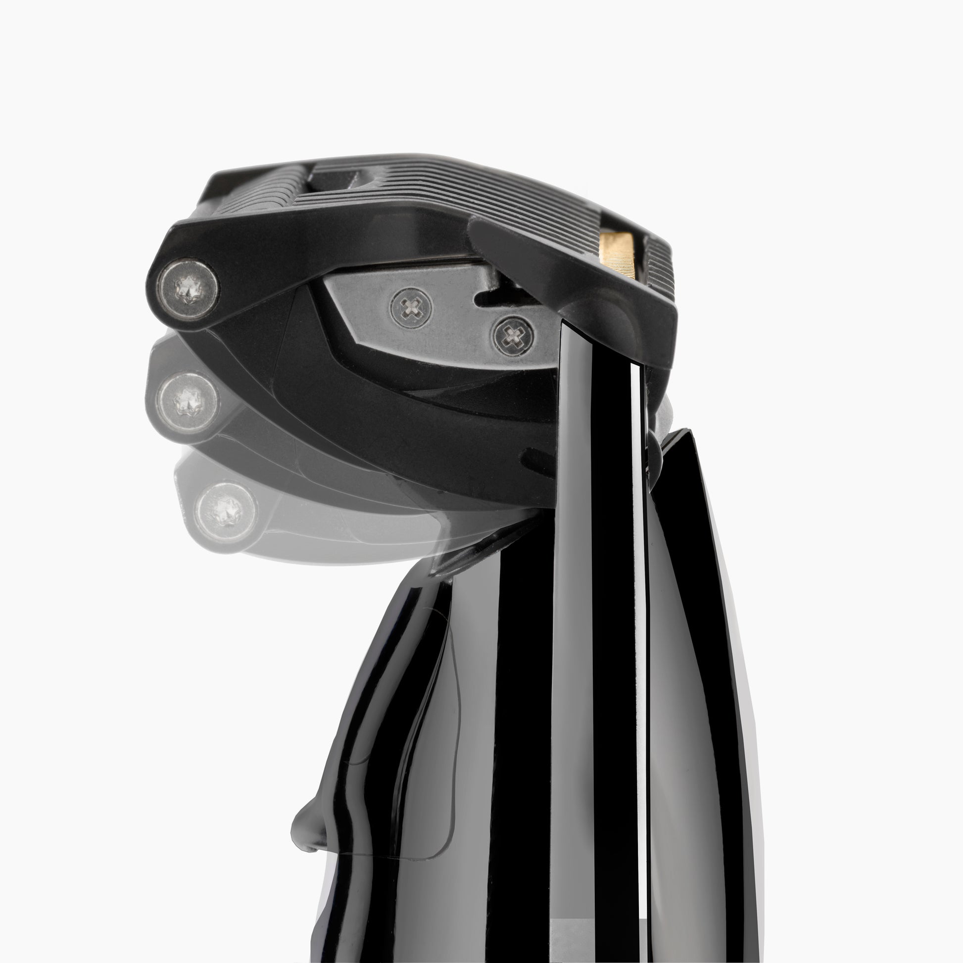 Tondeuse barbe BaByliss Super-X Metal Black Edition vue rapprochée premium, écran digital et réglages précis pour un contrôle optimal