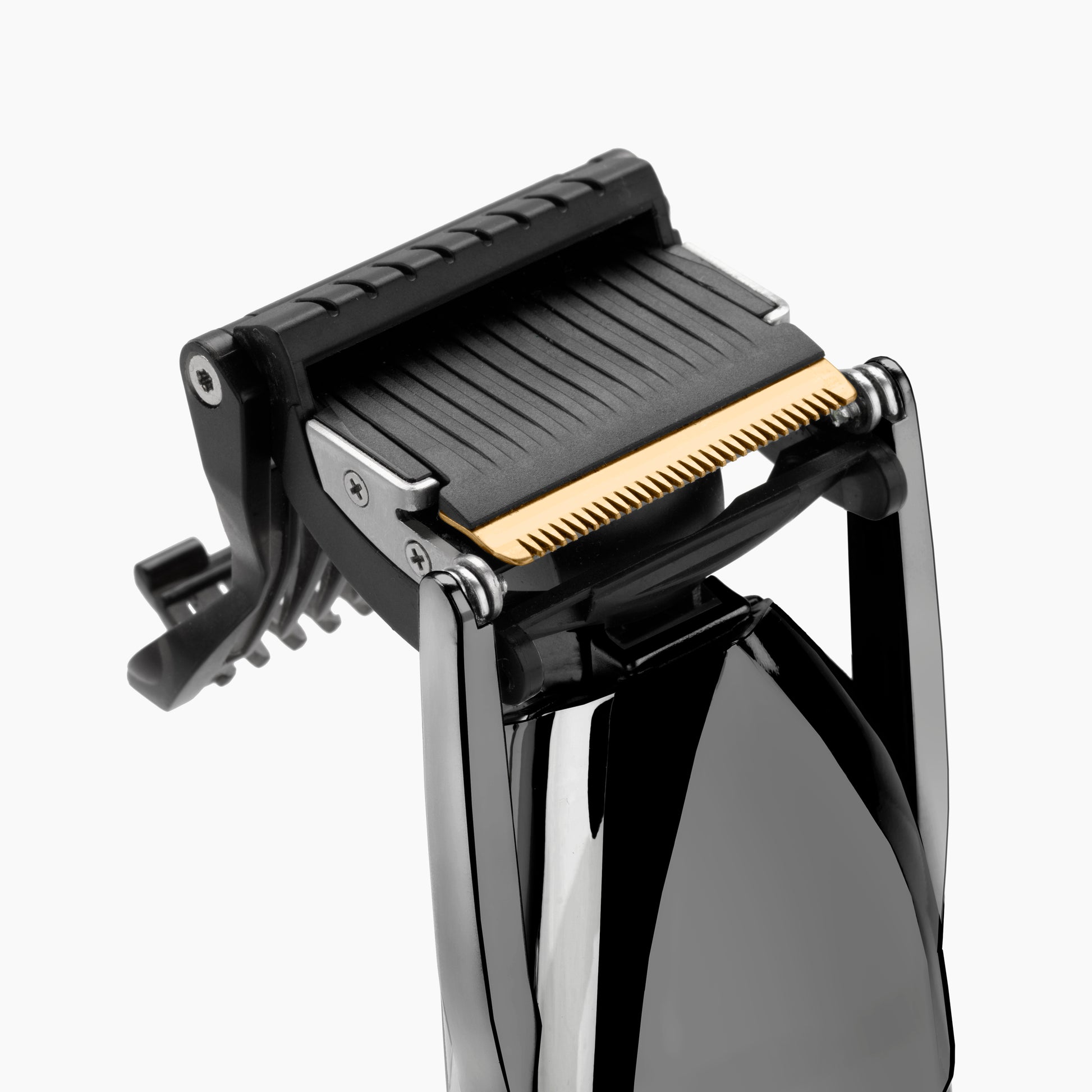 Tondeuse barbe BaByliss Super-X Metal Black Edition vue rapprochée premium, écran digital et réglages précis pour un contrôle optimal