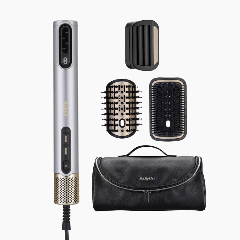 BaByliss Air Wand Édition Limitée en gros plan, appareil coiffant tout-en-un pour sécher et lisser — disponible en Suisse